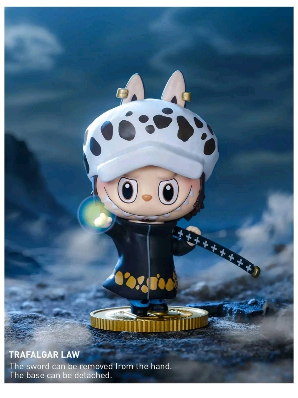 POP MART Labubu The Monsters x One Piece TRAFALGAR LAW Figure